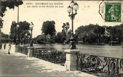 Set von 52 Ak Enghien les Bains Val d'Oise