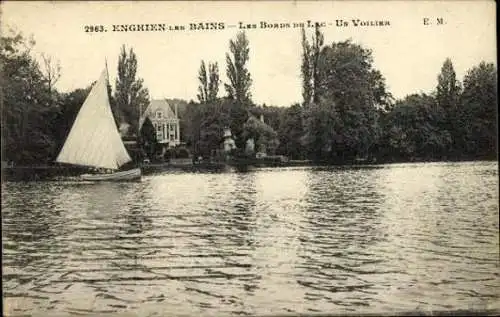 Set von 52 Ak Enghien les Bains Val d'Oise