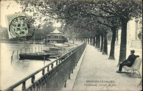 Set von 52 Ak Enghien les Bains Val d'Oise