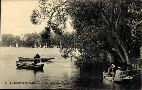 Set von 52 Ak Enghien les Bains Val d'Oise