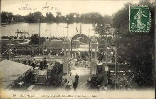 Set von 52 Ak Enghien les Bains Val d'Oise