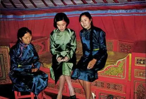 Set von 15 AK im Umschlag mongolische Volksrepublik 