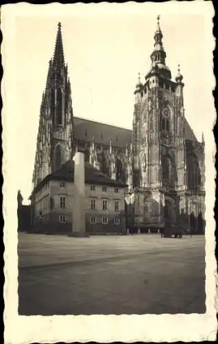 Foto Ak Praha Prag Tschechien, St. Veitsdom