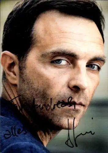 Ak Schauspieler Aleksandar Jovanovic, Portrait, Autogramm