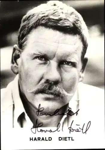 Ak Schauspieler Harald Dietl, Portrait, Autogramm