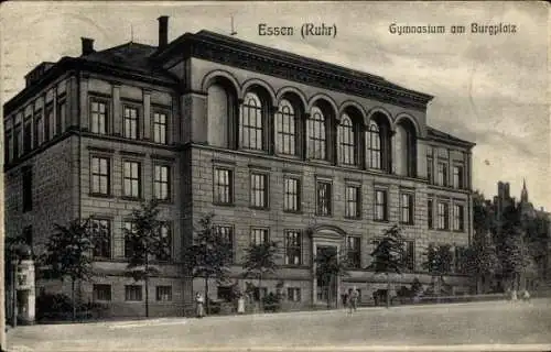 Ak Essen im Ruhrgebiet, Gymnasium am Burgplatz