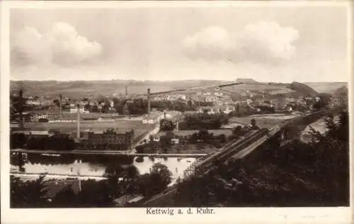 Ak Kettwig Essen im Ruhrgebiet, Panorama