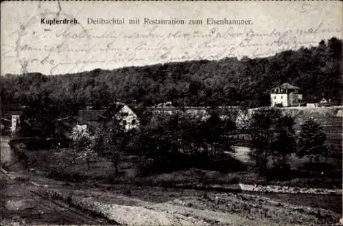 Ak Kupferdreh Essen im Ruhrgebiet, Deilbachtal, Restaurant zum Eisenhammer