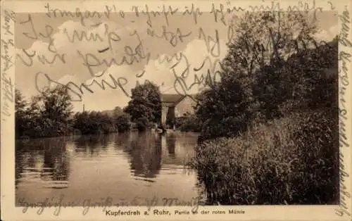 Ak Kupferdreh Essen im Ruhrgebiet, An der roten Mühle