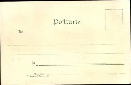 Litho Leipzig in Sachsen, Markthalle, Pleissenburg, Panorama