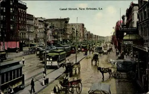 Ak New Orleans Louisiana USA, Canal Street