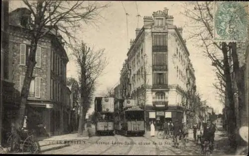 Ak Le Perreux sur Marne Val de Marne, Avenue Ledru-Rollin