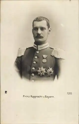 Ak Prinz Rupprecht von Bayern, Portrait