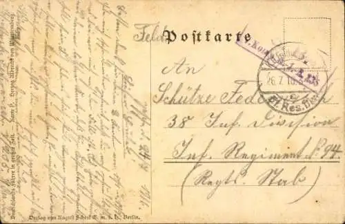 Ak Albrecht Herzog von Württemberg, Portrait, Uniform