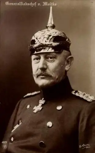 Ak General von Moltke, Chef des Generalstabes, Portrait