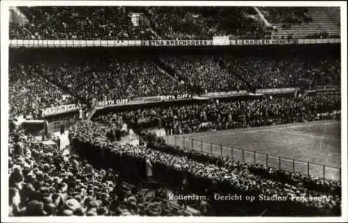 Ak Rotterdam Südholland Niederlande, Stadion, Innenansicht