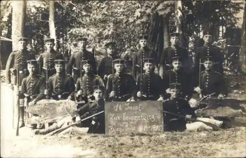 Foto Ak Nowawes Babelsberg Potsdam, 16. Inspt., Deutsche Soldaten in Uniformen, I WK