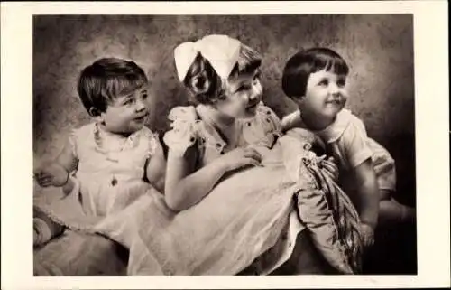 Ak Adel Frankreich, Prinz Henri, Francois, Prinzessin Isabelle, Helene