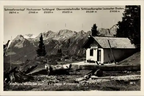 Ak Seefeld in Tirol, Rosshütte gegen Wettersteingebirge