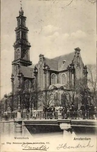 Ak Amsterdam Nordholland Niederlande, Westerkerk