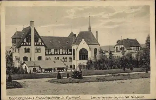 Ak Bad Pyrmont in Niedersachsen, Genesungshaus Friedrichshöhe