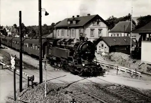 Ak Deutsche Eisenbahn, Dampflok Nr. 84 009, Baujahr 1937