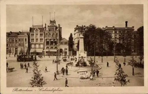 Ak Rotterdam Südholland Niederlande, Calandsplein