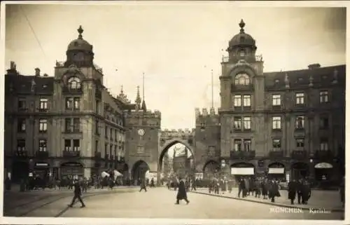 Foto Ak München, Karlstor