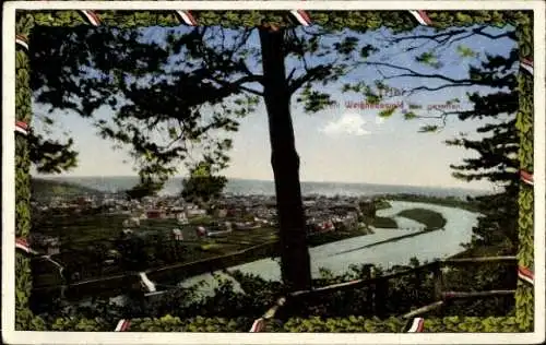 Ak Trier an der Mosel, Panorama vom Weißhauswald aus