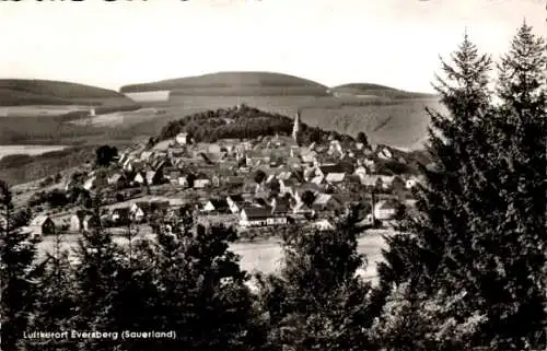 Ak Eversberg Meschede im Sauerland, Panorama