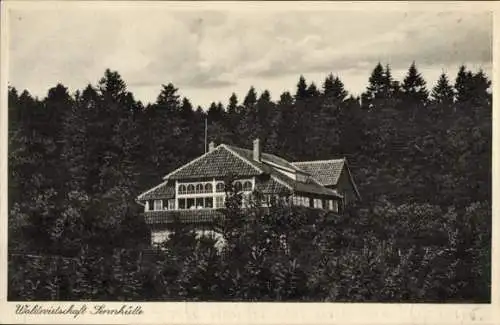 Ak Osterwald Salzhemmendorf in Niedersachsen, Waldwirtschaft Sennhütte, Inh. Justus Kramer jr.