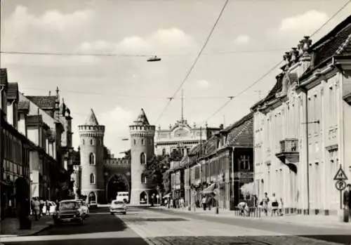 Ak Potsdam, Friedrich-Ebert-Straße, Nauener Tor