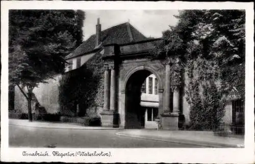 Ak Osnabrück in Niedersachsen, Hegertor, Waterlootor