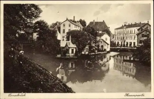 Ak Osnabrück in Niedersachsen, Hasepartie