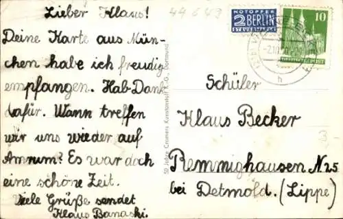 Ak Wanne Eickel Herne im Ruhrgebiet, Bahnhof