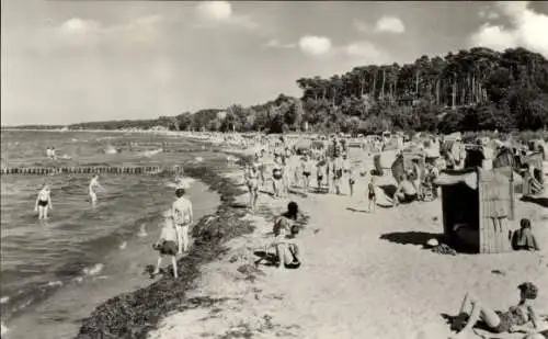 Ak Ostseebad Lubmin in Pommern, Strand