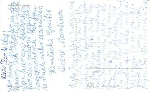 Ak Ostseebad Lubmin in Pommern, Strand