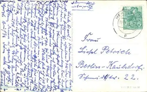 Ak Merseburg an der Saale, Teilansicht