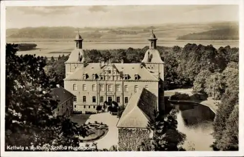 Ak Kettwig Essen im Ruhrgebiet, Schloss Hugenpoet