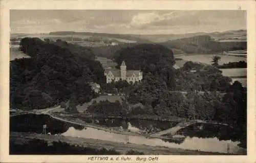 Ak Kettwig Essen im Ruhrgebiet, Haus Oefte, Burg Oeft