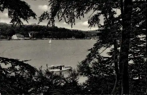 Ak Bredeney Essen im Ruhrgebiet, Villa Hügel, Baldeneysee