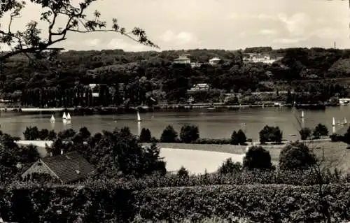 Ak Bredeney Essen im Ruhrgebiet, Villa Hügel, Baldeneysee