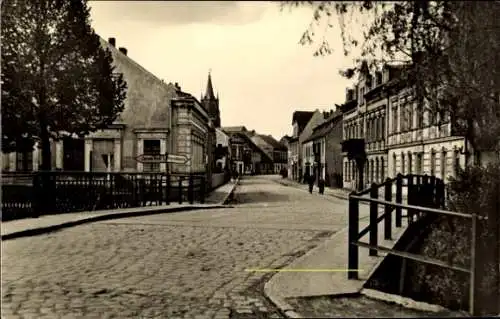 Ak Mittenwalde in der Mark, Baruther Vorstadt, Brücke