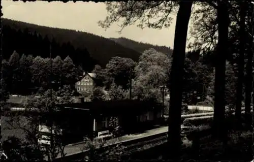 Ak Meuselbach Schwarzmühle Schwarzatal in Thüringen, Teilansicht