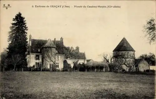 Ak Gracay Cher, Manoir du Coudray-Herpin