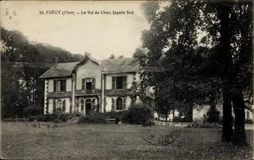 Ak Foëcy Cher, Le Val du Cher, facade Sud