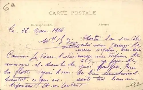 Ak Bergues Nord, La Colme en Ville