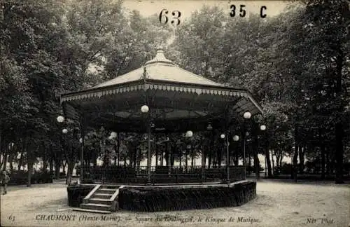 Ak Chaumont Haute Marne, Square de Boulingen, le Kiosque de Musique