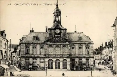 Ak Chaumont Haute Marne, Rathaus