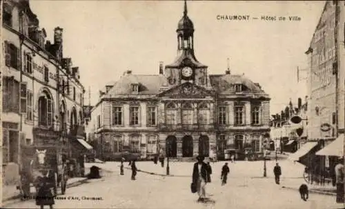 Ak Chaumont Haute Marne, Rathaus